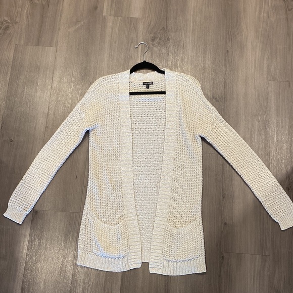 Express tan beige cardigan - Picture 1 of 3